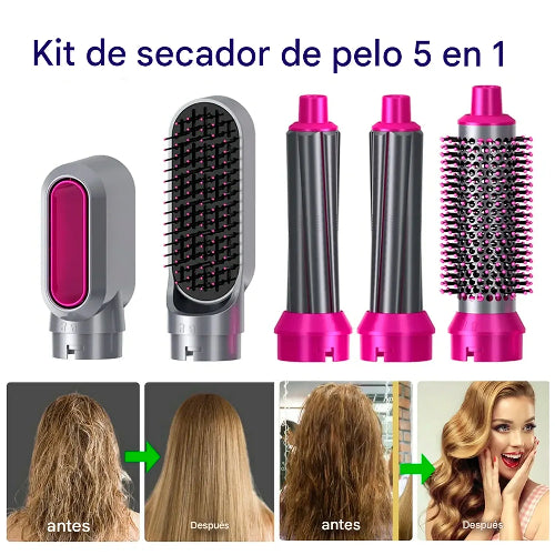 Cepillo Secador 5 En 1